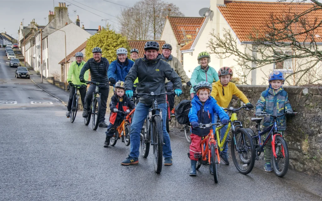 Gargunnock cyclists